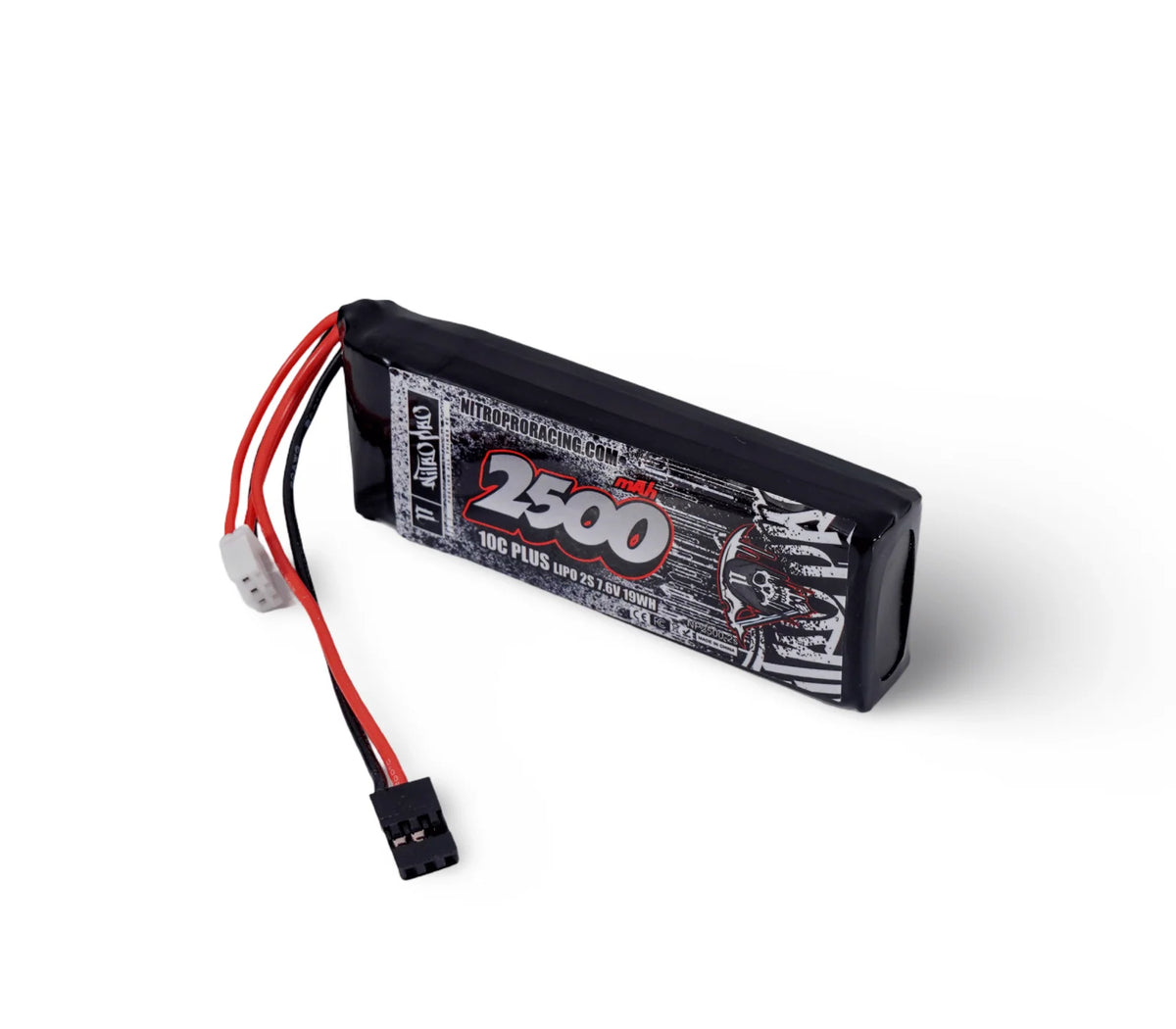 Nitro Pro 2s 7.6v 2500mah stick receiver pack
