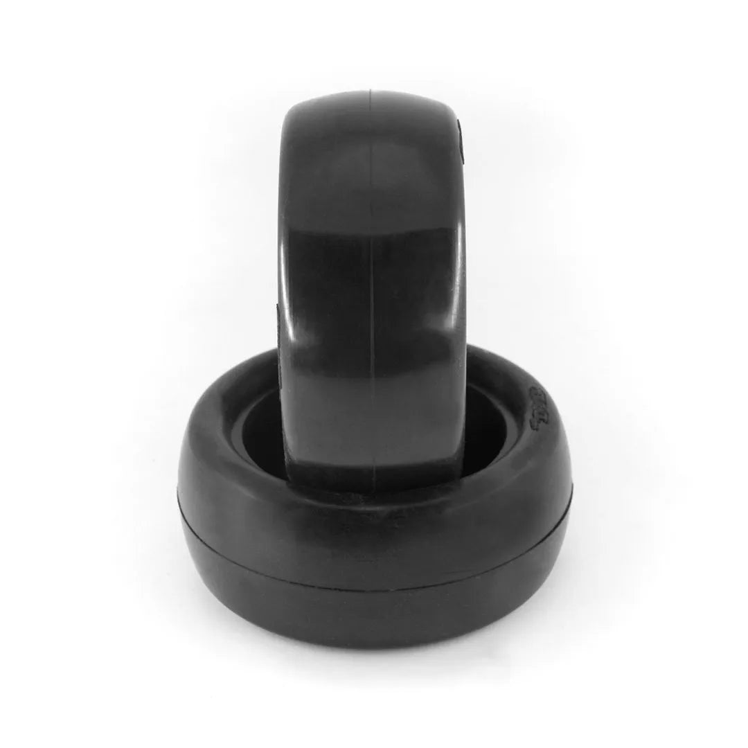 Hot Race Pair of 1/10 Tires Slick 2wd/4wd Front