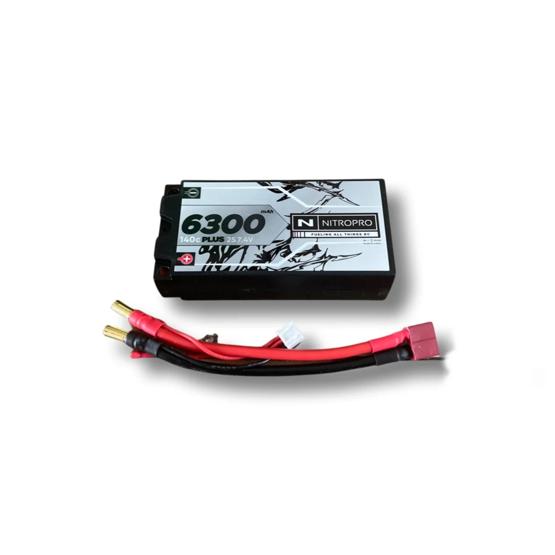 Nitro Pro 2s 7.4v 6300mah 140C Shorty Battery
