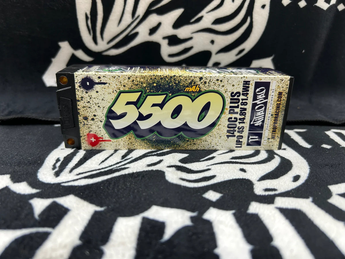 Nitro Pro 4s 14.8v 5500mah 140c LCG LiPo Battery