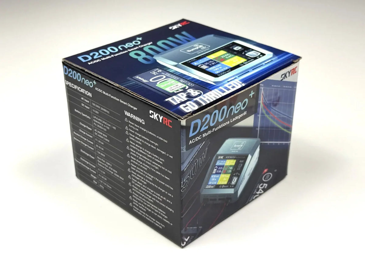 SKYRC D200 Neo/Neo+ AC/DC Dual-Port 800W Smart LiPo Charger